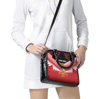 Custom Mate Maa Tonga XIII Shoulder Handbag Tongan Kupesi Ngatu - Rugby Style LT14 - Polynesian Pride