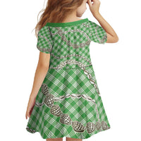 Green Aloha Hawaii Shell Lei Family Matching Summer Maxi Dress and Hawaiian Shirt Palaka Hebrew Cone Honey Cowrie Elegant Curves - Polynesian Pride