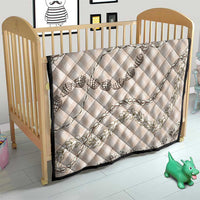 Beige Aloha Hawaii Shell Lei Quilt Palaka Hebrew Cone Honey Cowrie Elegant Curves - Polynesian Pride