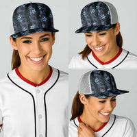 Purple Paradise Hawaii Shell Lei Baseball Net Cap Hawaiian Sunrise Shell Hebrew Cone Plumeria - Polynesian Pride