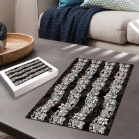 Black and Beige Hawaii Shell Lei Puzzle Hawaiian Sunrise Shell Hebrew Cone Plumeria - Polynesian Pride