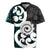 Aotearoa Koru Rugby Jersey Cyan Maori Paua Shell Mix Silver Fern