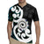 Aotearoa Koru Rugby Jersey Cyan Maori Paua Shell Mix Silver Fern