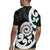 Aotearoa Koru Rugby Jersey Cyan Maori Paua Shell Mix Silver Fern