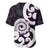 Aotearoa Koru Baseball Jersey Purple Maori Paua Shell Mix Silver Fern