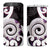 Aotearoa Koru 4 in 1 Can Cooler Tumbler Purple Maori Paua Shell Mix Silver Fern