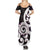 Aotearoa Koru Family Matching Summer Maxi Dress and Hawaiian Shirt Purple Maori Paua Shell Mix Silver Fern