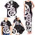 Aotearoa Koru Family Matching Tank Maxi Dress and Hawaiian Shirt Purple Maori Paua Shell Mix Silver Fern