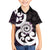 Aotearoa Koru Hawaiian Shirt Purple Maori Paua Shell Mix Silver Fern