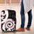 Aotearoa Koru Luggage Cover Purple Maori Paua Shell Mix Silver Fern