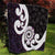 Aotearoa Koru Quilt Purple Maori Paua Shell Mix Silver Fern