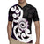 Aotearoa Koru Rugby Jersey Purple Maori Paua Shell Mix Silver Fern