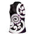 Aotearoa Koru Women Sleeveless Polo Shirt Purple Maori Paua Shell Mix Silver Fern