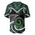 Koru Pounamu Aotearoa Baseball Jersey Maori Paua Shell Mix Silver Fern