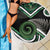 Koru Pounamu Aotearoa Beach Blanket Maori Paua Shell Mix Silver Fern