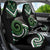 Koru Pounamu Aotearoa Car Seat Cover Maori Paua Shell Mix Silver Fern