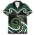 Koru Pounamu Aotearoa Family Matching Short Sleeve Bodycon Dress and Hawaiian Shirt Maori Paua Shell Mix Silver Fern