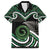 Koru Pounamu Aotearoa Family Matching Tank Maxi Dress and Hawaiian Shirt Maori Paua Shell Mix Silver Fern