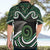 Koru Pounamu Aotearoa Hawaiian Shirt Maori Paua Shell Mix Silver Fern