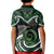 Koru Pounamu Aotearoa Kid Polo Shirt Maori Paua Shell Mix Silver Fern