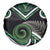 Koru Pounamu Aotearoa Spare Tire Cover Maori Paua Shell Mix Silver Fern