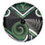 Koru Pounamu Aotearoa Spare Tire Cover Maori Paua Shell Mix Silver Fern