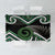 Koru Pounamu Aotearoa Tablecloth Maori Paua Shell Mix Silver Fern