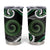 Koru Pounamu Aotearoa Tumbler Cup Maori Paua Shell Mix Silver Fern