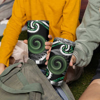 Koru Pounamu Aotearoa Tumbler Cup Maori Paua Shell Mix Silver Fern LT14 - Polynesian Pride