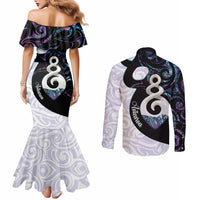 Aotearoa Pikorua Couples Matching Mermaid Dress and Long Sleeve Button Shirt NZ Twist - Bond And Love