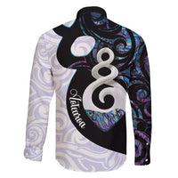 Aotearoa Pikorua Family Matching Long Sleeve Bodycon Dress and Hawaiian Shirt NZ Twist - Bond And Love LT14 - Polynesian Pride