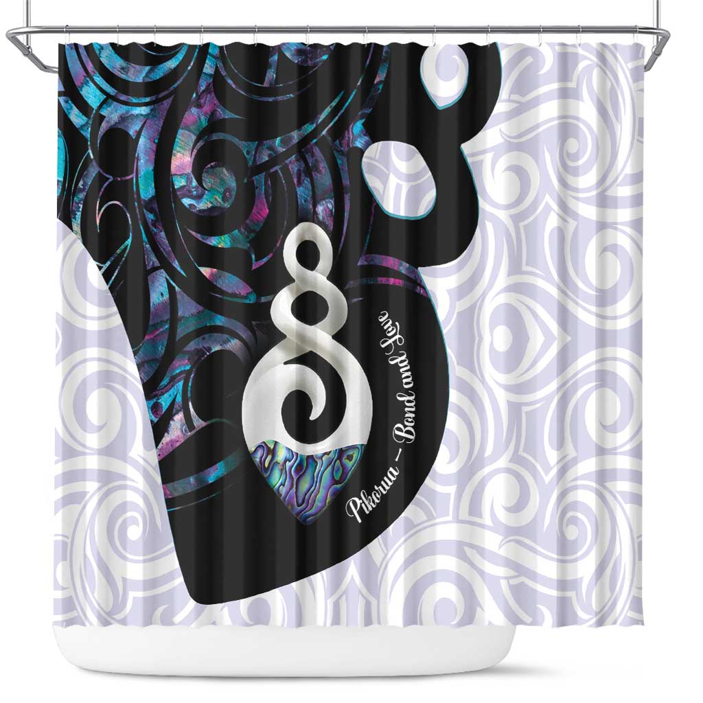 Aotearoa Pikorua Shower Curtain NZ Twist - Bond And Love