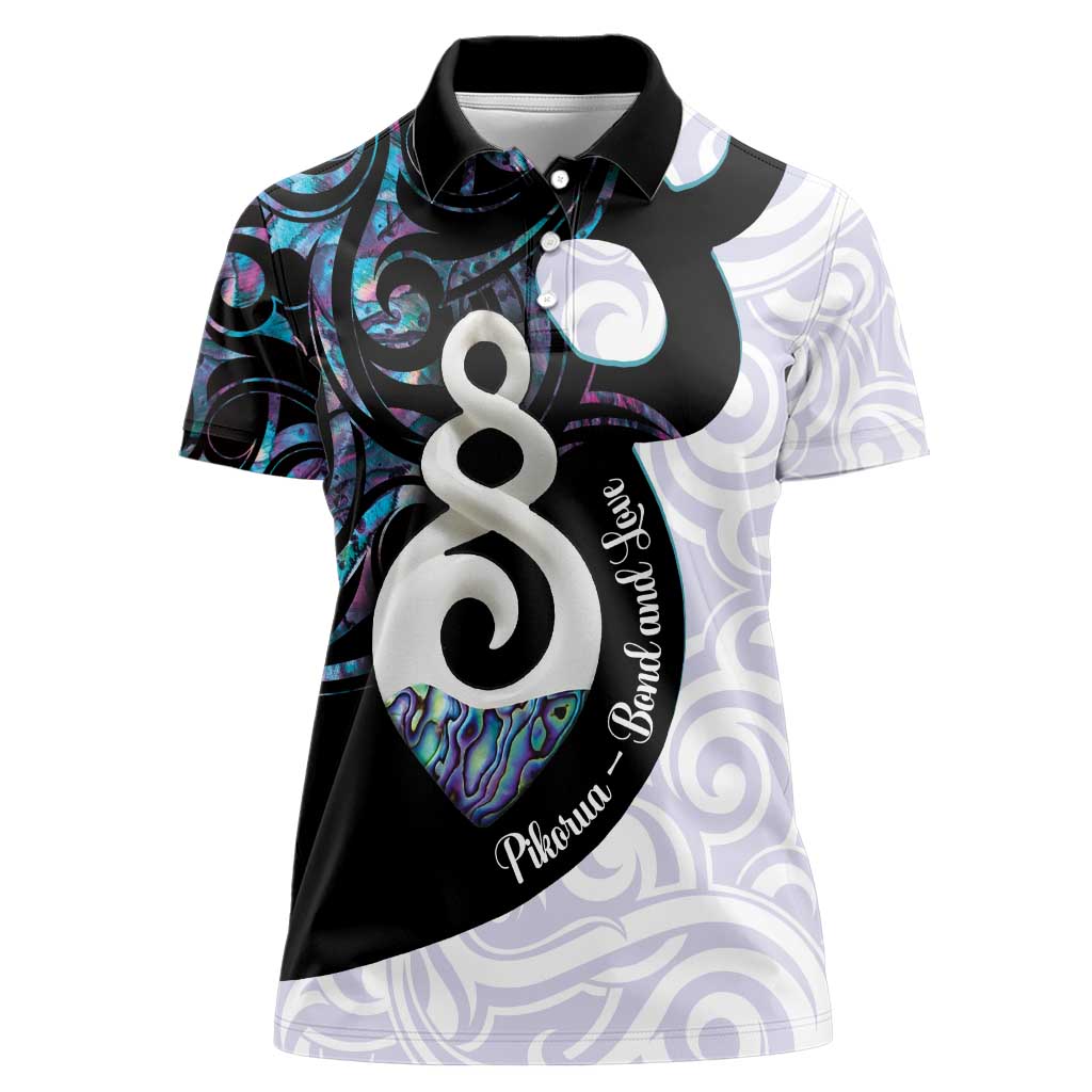 Aotearoa Pikorua Women Polo Shirt NZ Twist - Bond And Love
