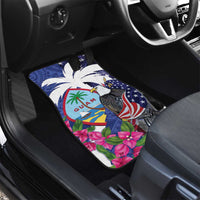 United States Guam Car Mats USA Eagle Guahan Seal Bougainvillea LT14 - Polynesian Pride