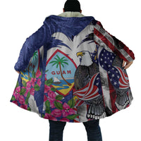 United States Guam Cloak USA Eagle Guahan Seal Bougainvillea - Polynesian Pride
