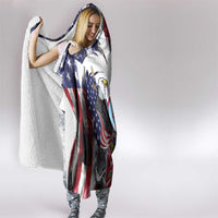United States Guam Hooded Blanket USA Eagle Guahan Seal Bougainvillea LT14 - Polynesian Pride