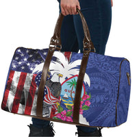 United States Guam Travel Bag USA Eagle Guahan Seal Bougainvillea - Polynesian Pride