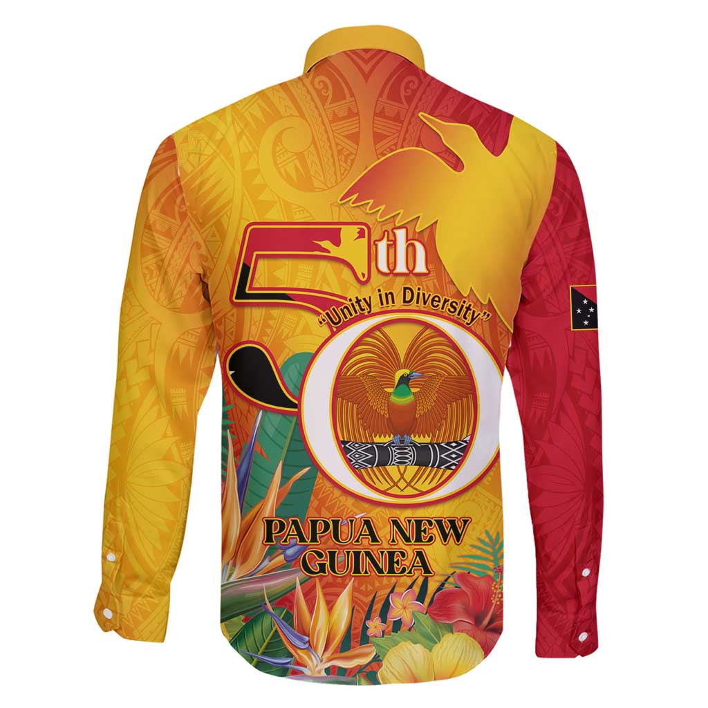 Papua New Guinea Independence Day Family Matching Short Sleeve Bodycon Dress and Hawaiian Shirt 50th Anniversary Unity in Diversity LT14 - Polynesian Pride