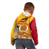 Papua New Guinea Independence Day Kid Hoodie 50th Anniversary Unity in Diversity