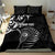 Personalised New Zealand Silver Fern Lacrosse Bedding Set Aotearoa Maori Pattern