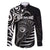 Personalised New Zealand Silver Fern Lacrosse Family Matching Tank Maxi Dress and Hawaiian Shirt Aotearoa Maori Pattern