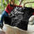 Personalised New Zealand Silver Fern Lacrosse Quilt Aotearoa Maori Pattern