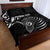 Personalised New Zealand Silver Fern Lacrosse Quilt Bed Set Aotearoa Maori Pattern