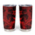 Polynesian Tumbler Cup Red Hawaiian Tribal Hammerhead Shark