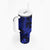 Polynesian Tumbler With Handle Blue Hawaiian Tribal Hammerhead Shark