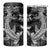 Polynesian 4 in 1 Can Cooler Tumbler Black Hawaiian Tribal Hammerhead Shark