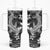 Polynesian Tumbler With Handle Black Hawaiian Tribal Hammerhead Shark