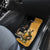 Personalised New Zealand And Australia Rugby Car Mats 2024 All Black Wallabies Mascots Together