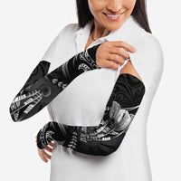 Personalised All Black New Zealand Darts Arm Sleeves Aoteroa Fern Maori Galaxy Style LT14 - Polynesian Pride