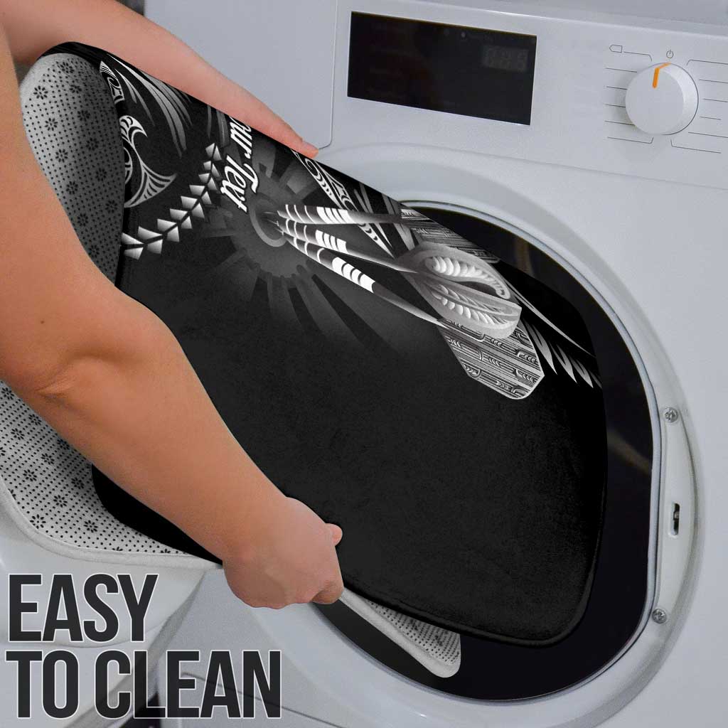 Personalised All Black New Zealand Darts Bathroom Set Aoteroa Fern Maori Galaxy Style - Polynesian Pride